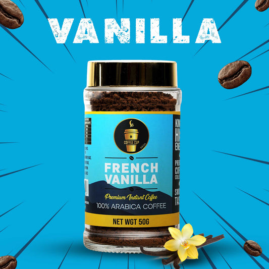 COFFEE CUP Delicious French Vanilla Instant Coffee